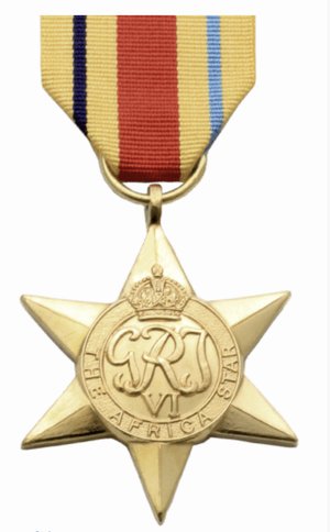 My father's military medal serving the British Army